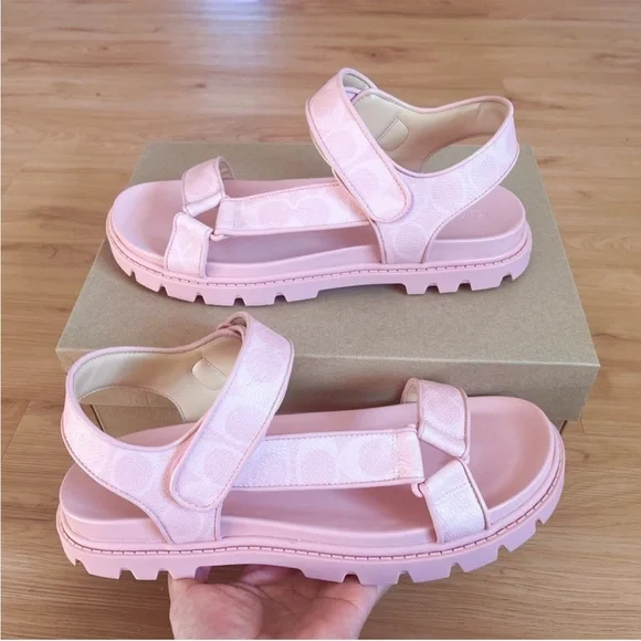 Coach Sport Sandal In Signature
Canvas Women Size 8.5 US # CBB91 - Picture 1 of 9